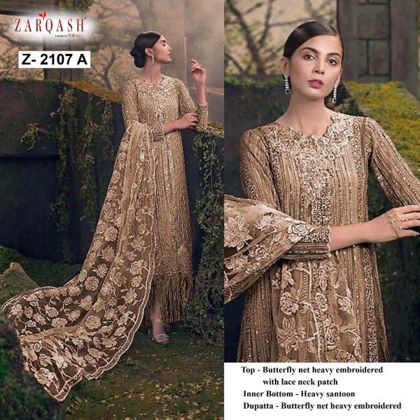 Zarqash Sana Safinaz 2107 Beautiful Embroidery Pakistani Salwar
